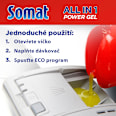 All in 1 gel do myčky Lemon & Lime 2x720 ml Somat