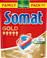 Gold tablete za strojno pranje posuđa Somat