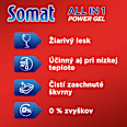 Gél do umývačky riadu All in 1 Lemon & Lime Somat