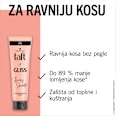 x Gliss Sleeky Smooth krema za ravnanje kose Schwarzkopf taft