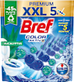 Tuhý WC blok Premium Color Aktiv+ Eucalyptus XXL Bref