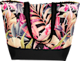 Strandtasche mit Blumen-Muster keine Marke