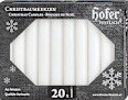 Christbaumschmuck Kerzen weiß hofer