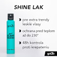Stylingový sprej pre lesklé vlasy got Gloss shine finish got2b