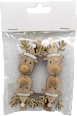 Holzklammern mit Rentiermotiv KUWOPA