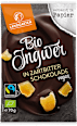 Schokolade Bio Ingwer in Zartbitterschokolade Landgarten