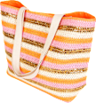 Strandtasche bunt mit Streifen keine Marke