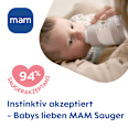 Trinksauger Silikon, Gr. 3, ab 6 Monaten mam