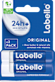 ORIGINAL x2 PACK 24h+ MOISTURE balzam za usne, 2x4,8g labello