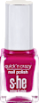 Лак за нокти quick'n crazy, 323/818 s-he colour&style