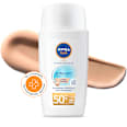 tónovací pleťový krém na opalování Ultra Light Daily Fluid OF50+ světlý odstín NIVEA SUN