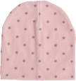 Kinderhaube rosa mit Sternen kiDS