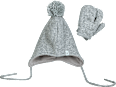 Babyset Wollmix grau keine Marke