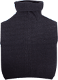 Poncho mit Kragen schwarz Accessories