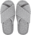 Hausschuhe Grau Größe L ACCESSOIRES