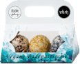 Geschenkset Vegane Badepatisserie Badekugeln velvety