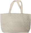 Tasche beige mit Steppmuster PURSET