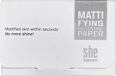 Spezialpapier Mattifying Oil Control Paper s-he colour&style
