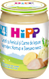Пюре с картофи, див копър и заешко месо HiPP
