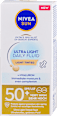 UV FACE SPECIALIST ULTRA LIGHT DAILY lagani fluid, spf 50+, light tinted NIVEA SUN