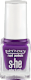 Nagellack Quick'n Crazy 323/820 s-he colour&style