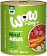 Nassfutter Hund mit Rind, Karotte & Zucchini, Adult  WOW