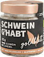 Brotaufstrich Schwein G'habt goldblatt