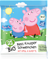 Bio koruzni čips Pujsa Pepa z jabolkom in korenjem, 12+ mesecev PURE & FUN