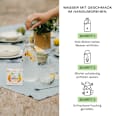 Getränkewürfel Microdrink Eistee Pfirsich (12 Stück) waterdrop