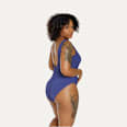 Periodenunterwäsche Badeanzug Sailor Blue, Gr. L SELENACARE