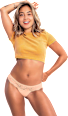 2in1 Slip mit Einlage Brasiliana nude, Gr. S SELENACARE