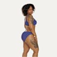 Periodenunterwäsche Bikini-Top Sailor Blue, Gr. XL SELENACARE