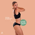 Periodenunterwäsche Slip Hanf schwarz Gr. S SELENACARE