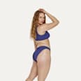 Periodenunterwäsche Bikini-Slip Sailor Blue, Gr. M SELENACARE