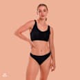Periodenunterwäsche Slip Hanf schwarz Gr. S SELENACARE