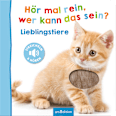 Babybuch Hör mal rein, wer kann das sein? - Lieblingstiere Ars Edition