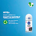 Antitranspirant Deo Roll-on Black & White Invisible clear NIVEA