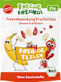 Kindersnack Fruchtchips Banane & Erdbeere  Freche Freunde