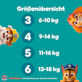 Windeln Baby Dry Gr.4 (9-14 kg) Limited Edition Paw Patrol, Monatsbox Pampers