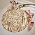 Platzset, Papierseil, rund, braun Dekorieren & Einrichten