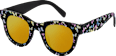 Otroška sončna očala, črna z motivi metuljev sundance