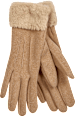 Handschuhe Camel Wolloptik (1 Paar) PURSET