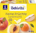 Früchte Feine Früchte Gartenfrüchte nach dem 4. Monat (4x100 g) Bebivita