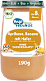 Frucht und Getreide Aprikose, Banane mit Hafer ab dem 8. Monat Freche Freunde