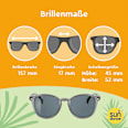 Sonnenbrille hellgrau transparent SUNDANCE