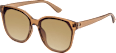 Sonnenbrille Damen hellbraun transparent SUNDANCE