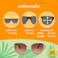 Sunčane naočale za odrasle - smeđe sa zlatnim ručkicama SUNDANCE