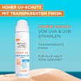 Sonnenspray Gesicht over Make up super UV, LSF 50+ Garnier Ambre Solaire