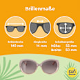 Sonnenbrille Damen grau-braun transparent SUNDANCE