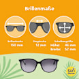 Sonnenbrille Unisex schwarz glänzend SUNDANCE